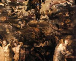 西洋画、天使、悪魔